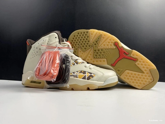Rep AIR Brown (2020) CZ4152-100 Retro 6 Sail Jordan Quai54 0816